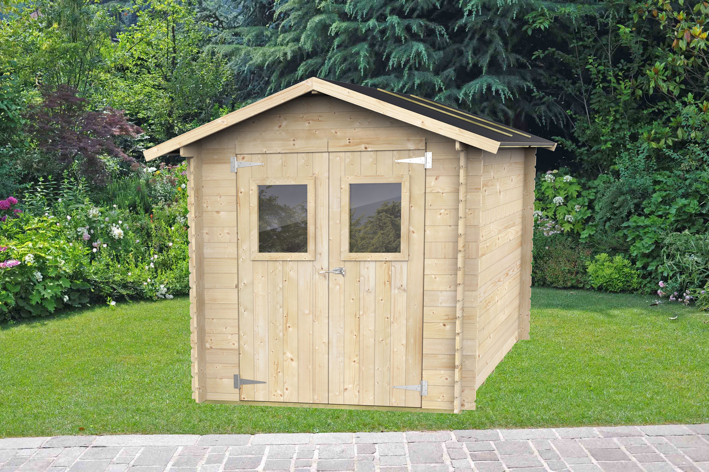 Casetta in Legno Roby 198x198 cm – Kit Montaggio Incluso