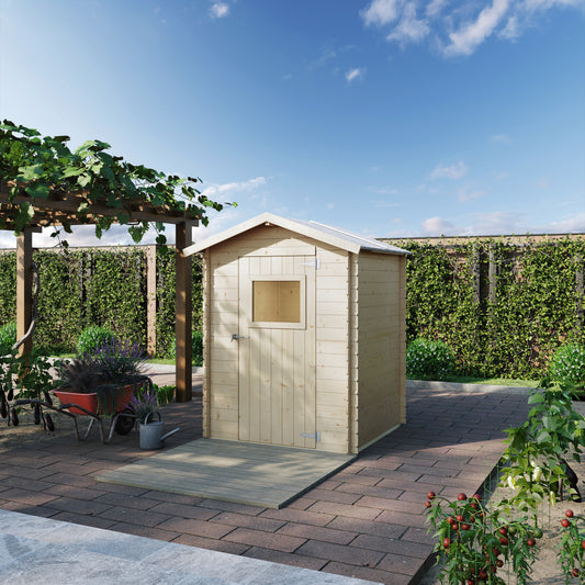 Casetta in legno Cervia 146x146 cm – Kit Montaggio Incluso