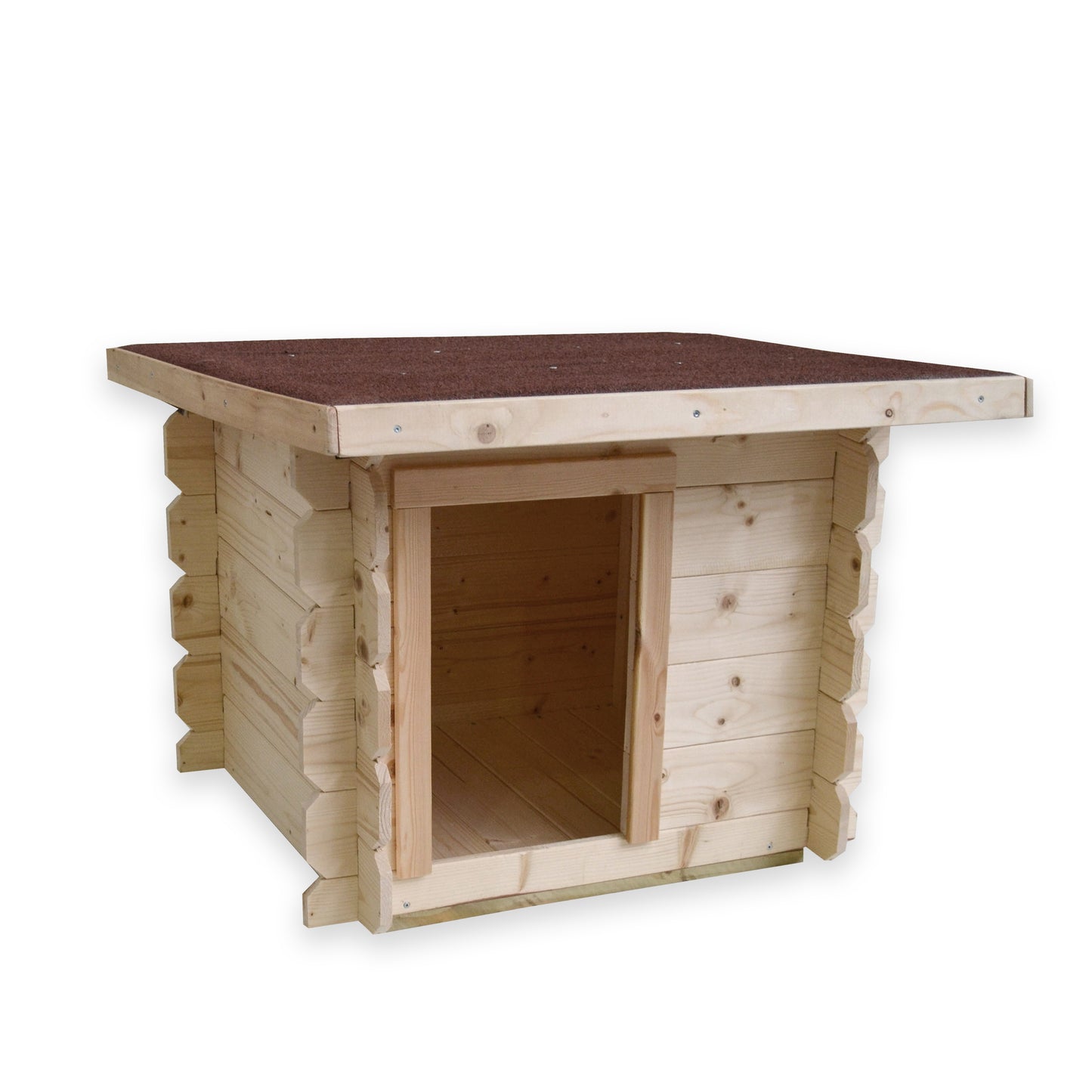 Cuccia per cani in legno Laila 77x60x64 cm – Uso esterno