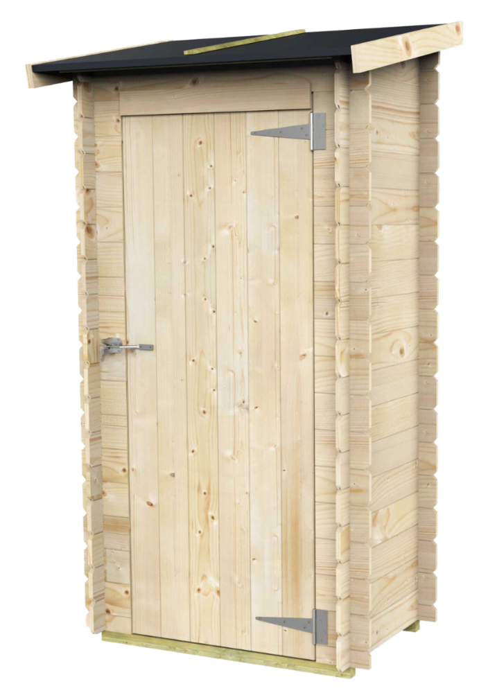 Casetta in legno Arturo addossata 98x64 cm – Kit Montaggio Incluso
