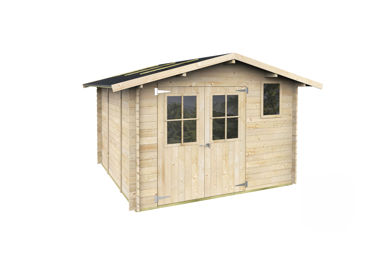 Casetta in legno Elena Express 296x296 cm – Kit Montaggio Incluso