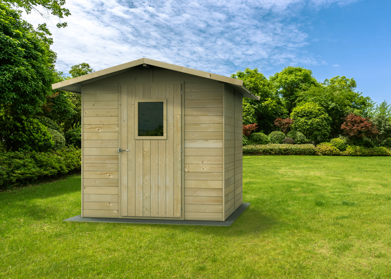 Casetta in legno Vaniglia 200x207 cm – Kit Montaggio Incluso