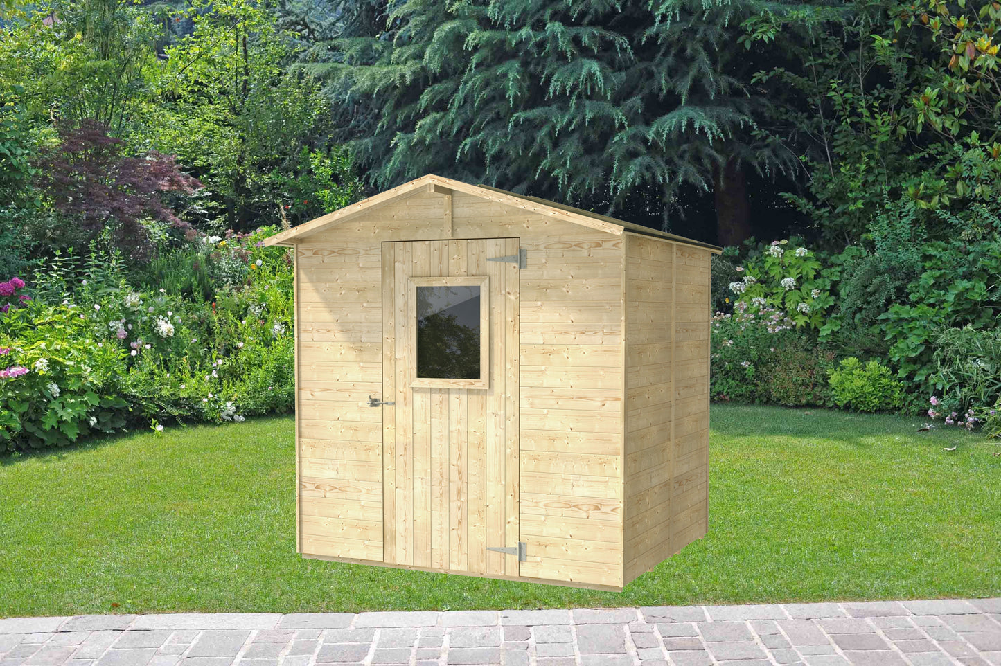 Casetta in legno Vaniglia 200x207 cm – Kit Montaggio Incluso