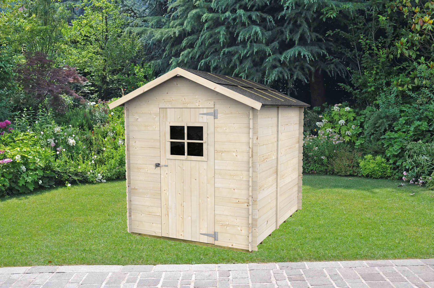 Casetta in legno Gaeta 178x218 – Kit Montaggio Incluso