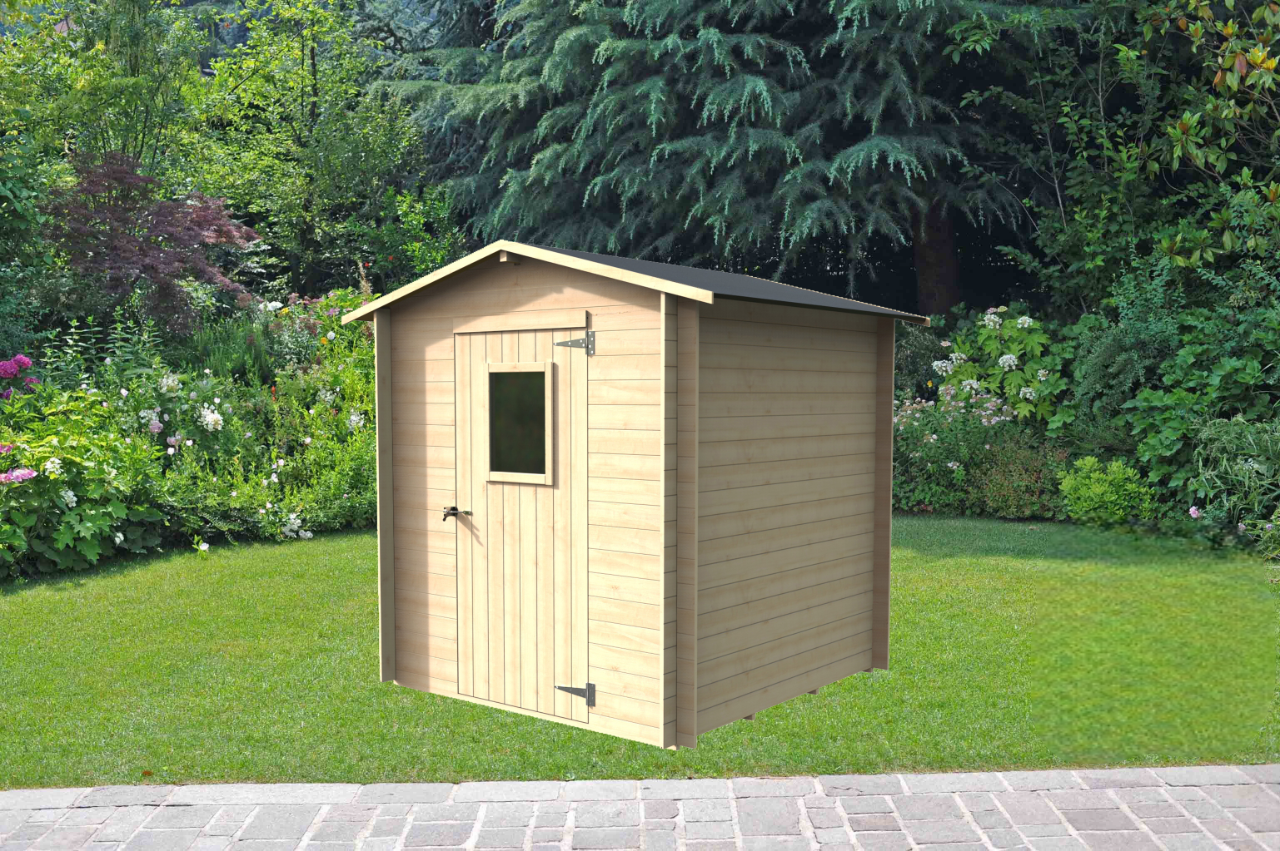 Casetta in Legno Regis 198x198 – Kit Montaggio Incluso