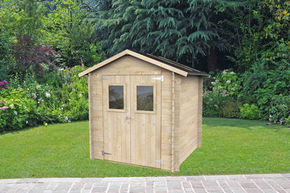 Casetta in Legno Hobby 198x198 cm – Kit Montaggio Incluso