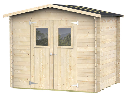 Casetta in Legno Hobby 248x198 cm – Kit Montaggio Incluso