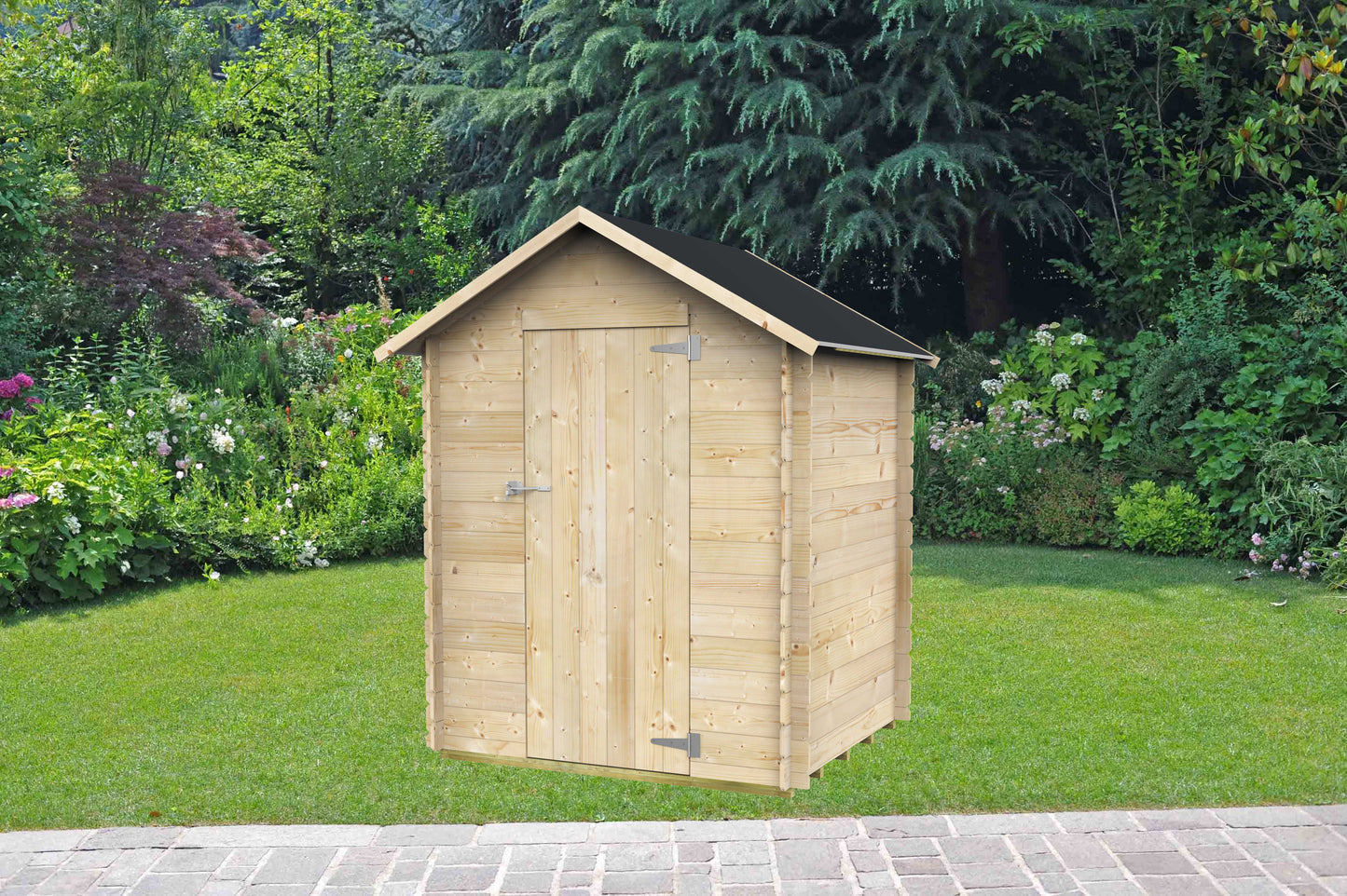 Casetta in legno Marcella 146x130 cm – Kit Montaggio Incluso