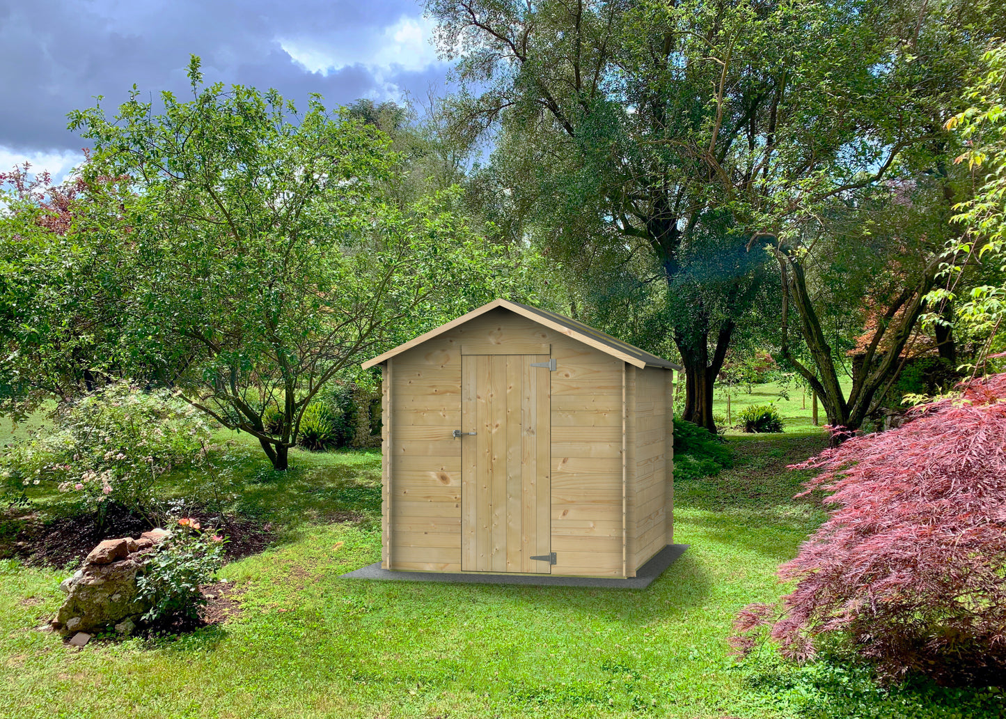 Casetta in legno Formia 178x218 cm – Kit Montaggio Incluso