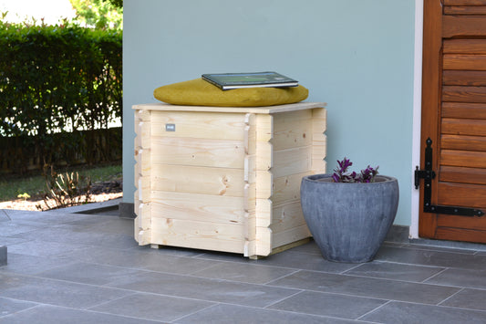 Cassapanca Gaia Dim. 60x60xh56 cm porta cuscini