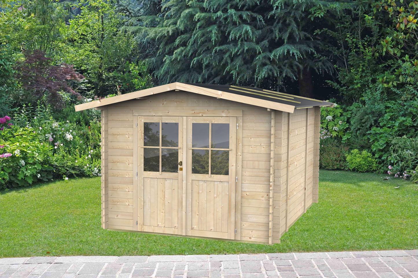 Casetta in legno Opera 215x249 cm – Kit Montaggio Incluso