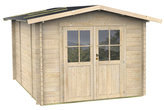 Casetta in legno Opera 296x249 cm – Kit Montaggio Incluso