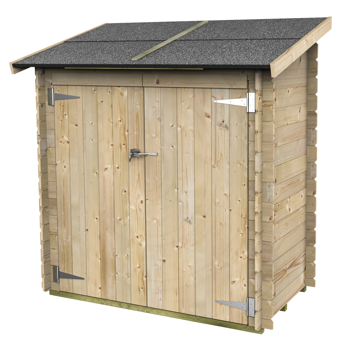Casetta in legno Ambrogio addossata 155x85 cm – Kit Montaggio Incluso