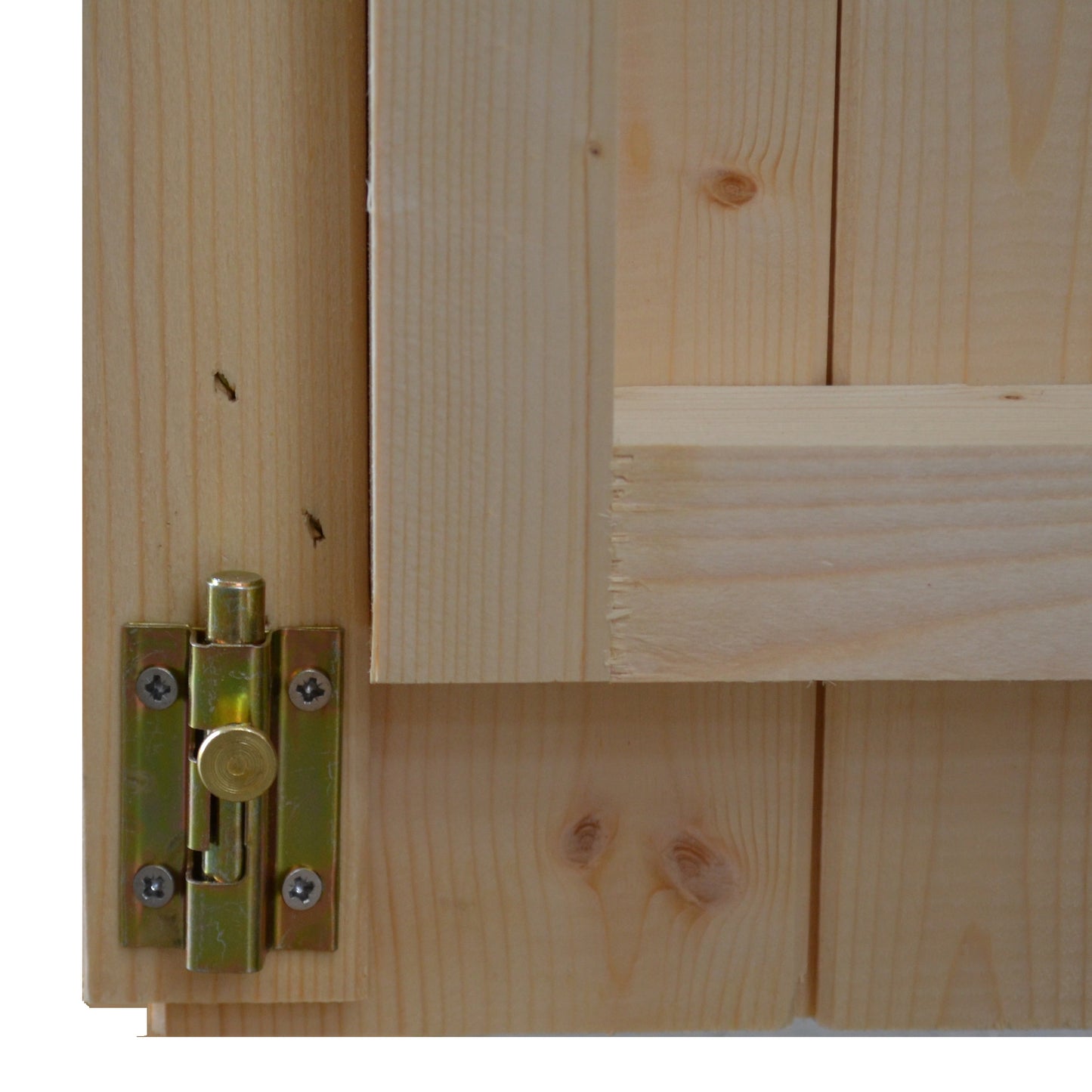 Casetta in legno Ambrogio addossata 155x85 cm – Kit Montaggio Incluso