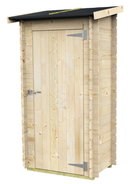 Casetta in legno Arturo addossata 98x64 cm