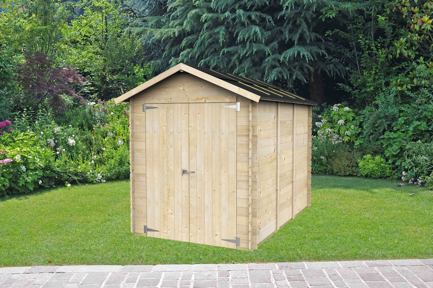 Casetta in legno Fiamma 178x273 cm – Kit Montaggio Incluso