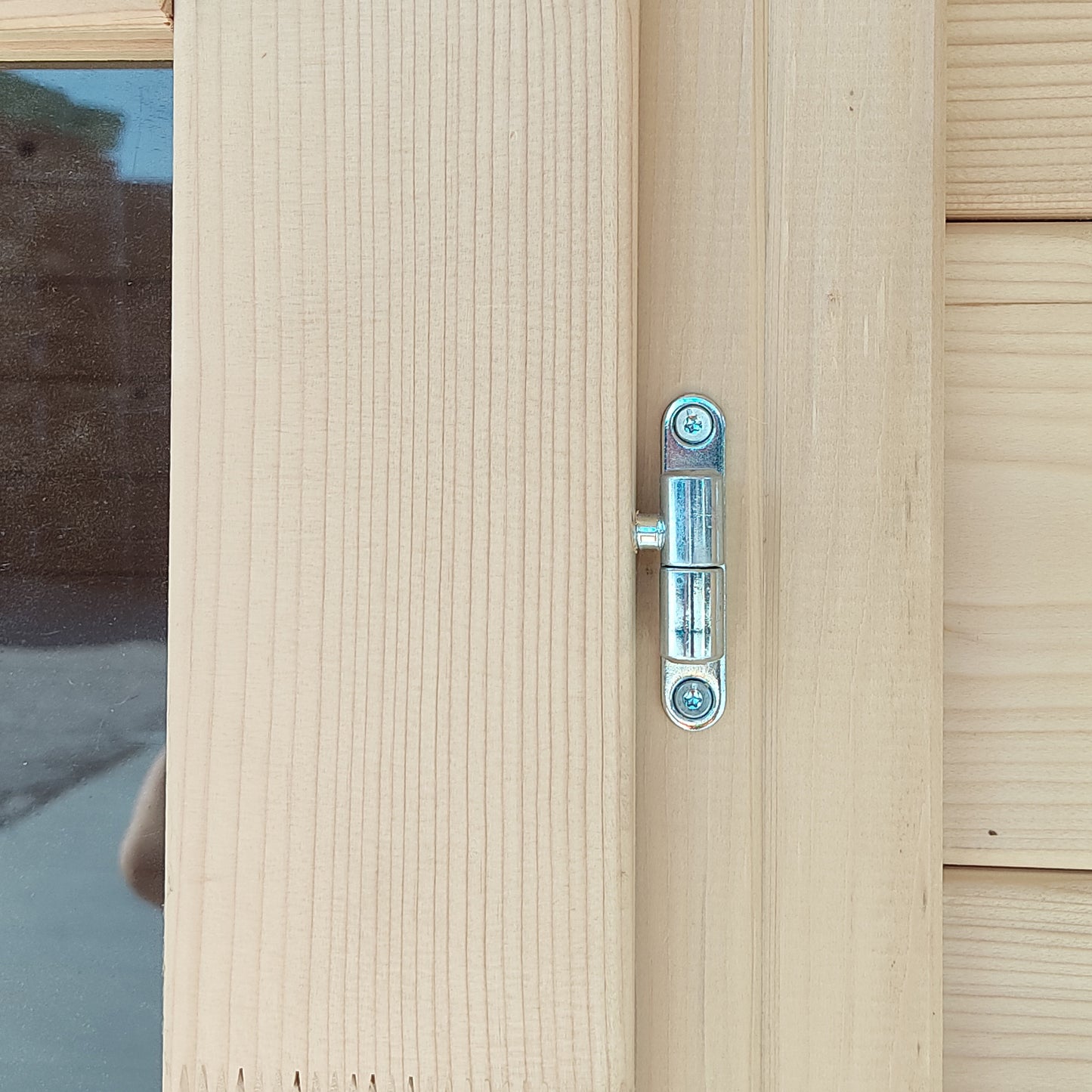 Casetta in legno Vaniglia Monofalda addossata 207x102 cm – Kit Montaggio Incluso
