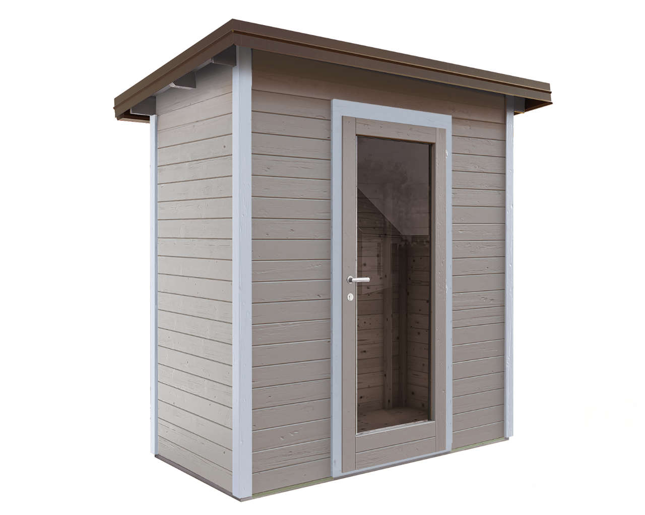 Casetta in legno Nike 200x100 cm – Pareti 25 mm – Colore Cipria