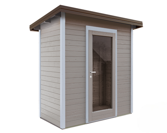 Casetta in legno Nike 200x100 cm – Pareti 25 mm – Colore Cipria