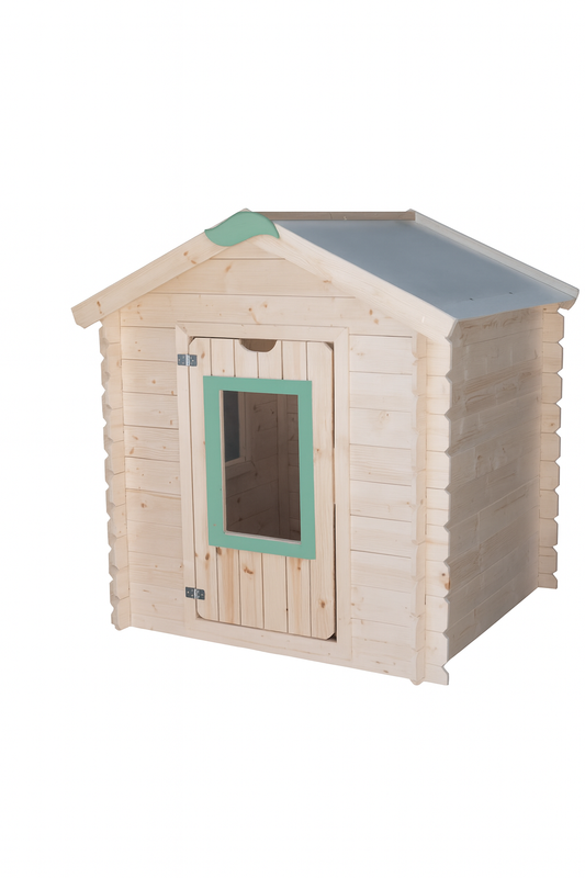 PRE-ORDINA ORA Casetta in legno Snoopy 100x100x120h cm – Gioco per Bambini da Interno ed esterno con Tetto in Polionda