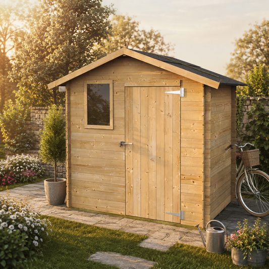 Casetta in legno Livia 198x130 cm – Kit Montaggio Incluso