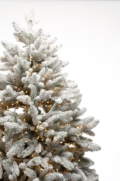 Albero di Natale Capella innevato con LED a luce calda – foto 7