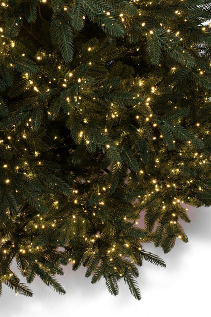 Albero di Natale Sirio con LED integrati e chioma folta in PE – foto 5