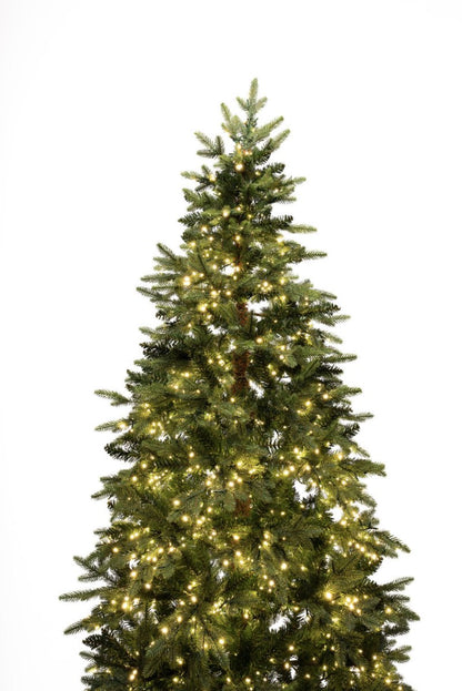 Albero di Natale Electra Slim con LED integrati accesi – foto 3