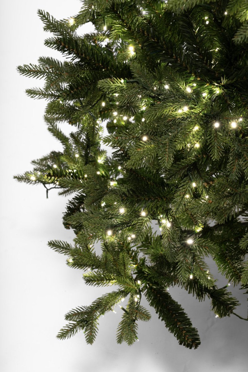 Albero di Natale Electra Slim con LED integrati accesi – foto 4