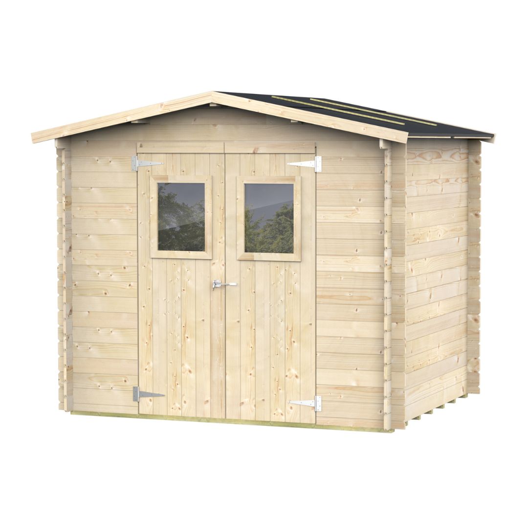 Casetta in Legno Hobby 248x198 cm – Kit Montaggio Incluso