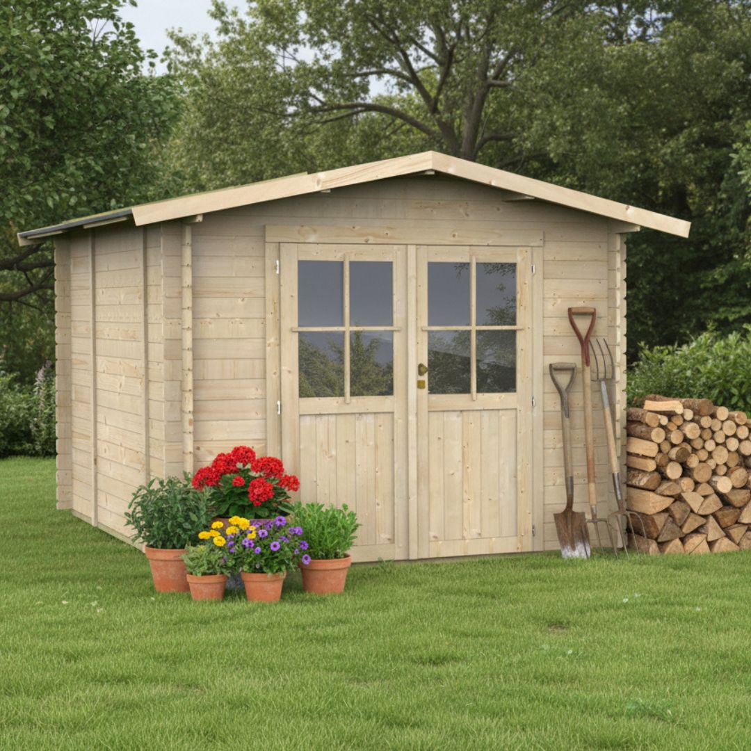 Casetta in legno Opera 249x249 cm – Kit Montaggio Incluso