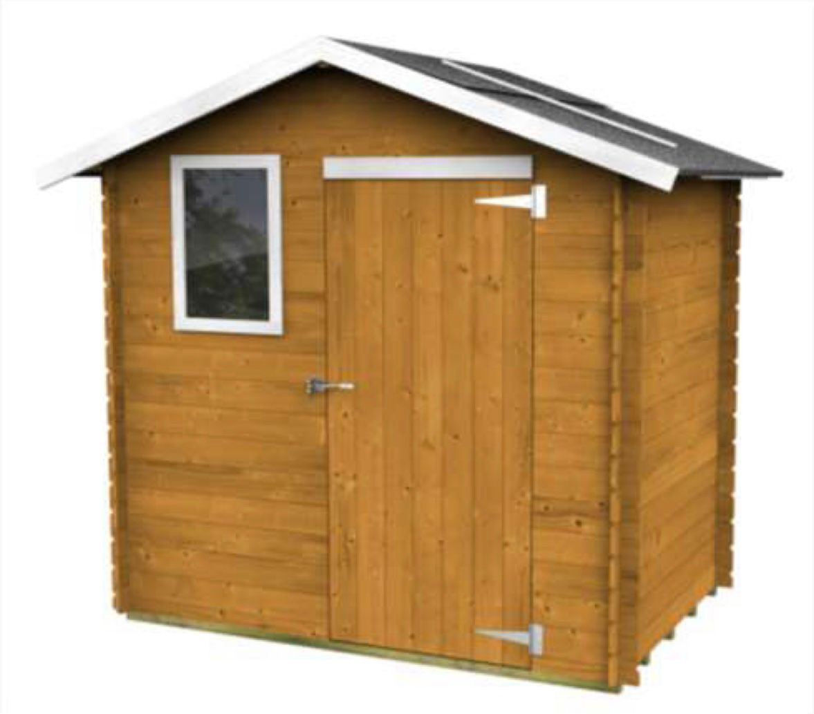 Casetta in legno Livia 198x130 cm – Kit Montaggio Incluso
