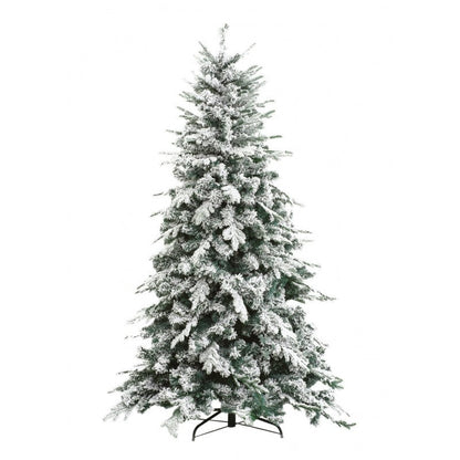 Albero di Natale innevato Alaska Xone con neve distribuita su tutti i rami