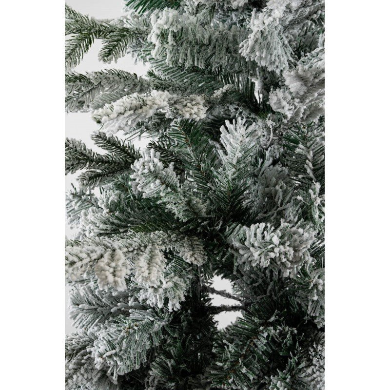 Albero di Natale innevato Alaska Xone con neve distribuita su tutti i rami – foto 5
