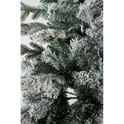 Albero di Natale innevato Alaska Xone con neve distribuita su tutti i rami – foto 5