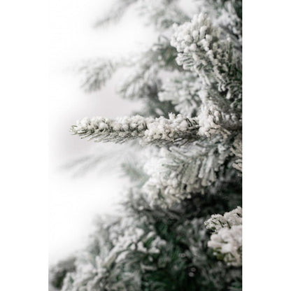 Albero di Natale innevato Alaska Xone con neve distribuita su tutti i rami – foto 9