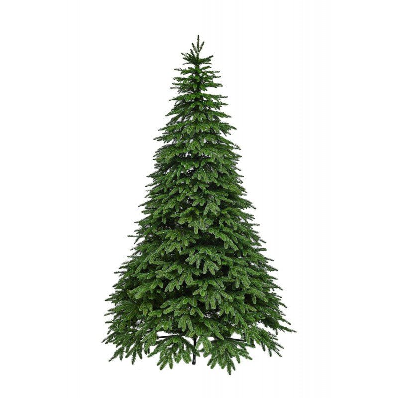 Albero di Natale Somadida verde con rami penduli e chioma folta fino a terra