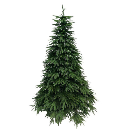 Albero di Natale Somadida verde con rami penduli e chioma folta fino a terra – foto 7