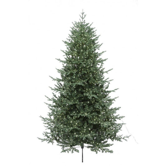 Albero di Natale Castore con luci LED integrate accese