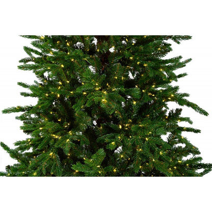 Albero di Natale Castore con luci LED integrate accese – foto 2