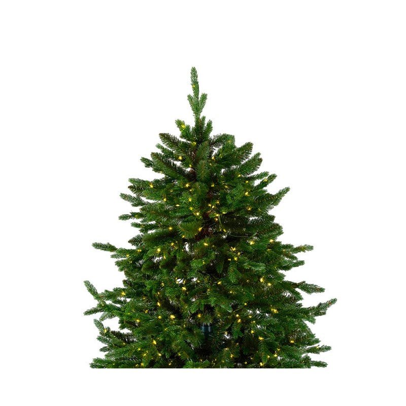 Albero di Natale Castore con luci LED integrate accese – foto 3