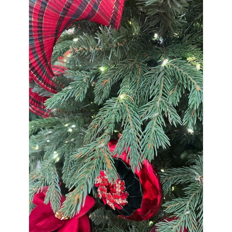Albero di Natale Castore con luci LED integrate accese – foto 6