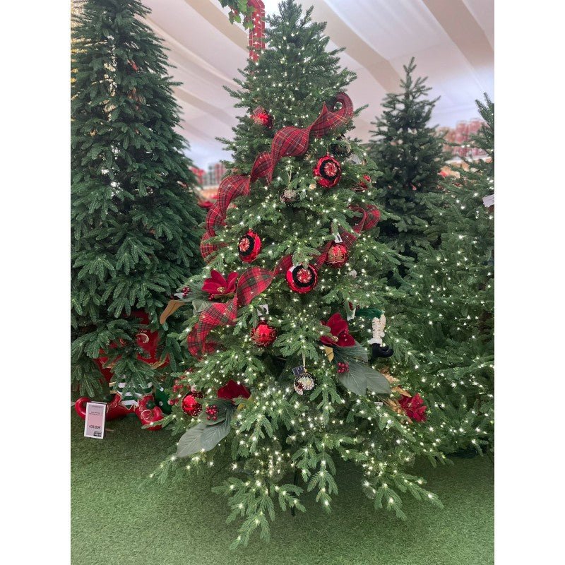 Albero di Natale Castore con luci LED integrate accese – foto 5