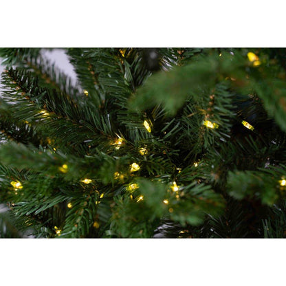 Albero di Natale Castore con luci LED integrate accese – foto 4