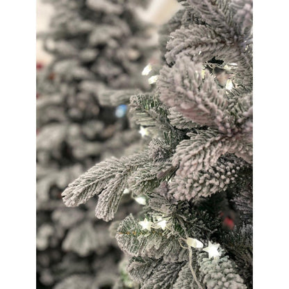 Albero di Natale Cogne slim innevato con floccatura effetto neve – foto 10