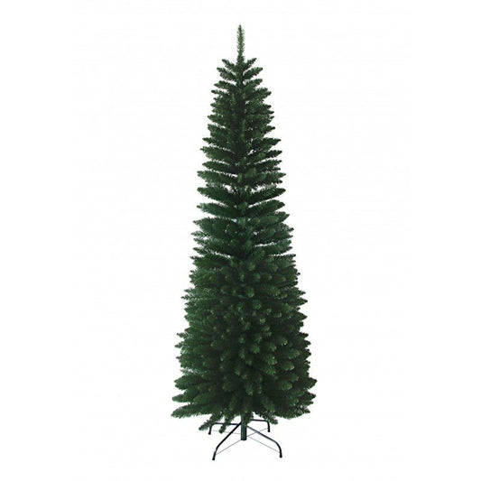 Albero di Natale slim Dimitri Xone verde intenso dalla sagoma snella