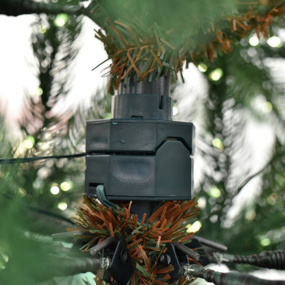 Albero di Natale Polluce con luci LED integrate a luce calda – foto 4