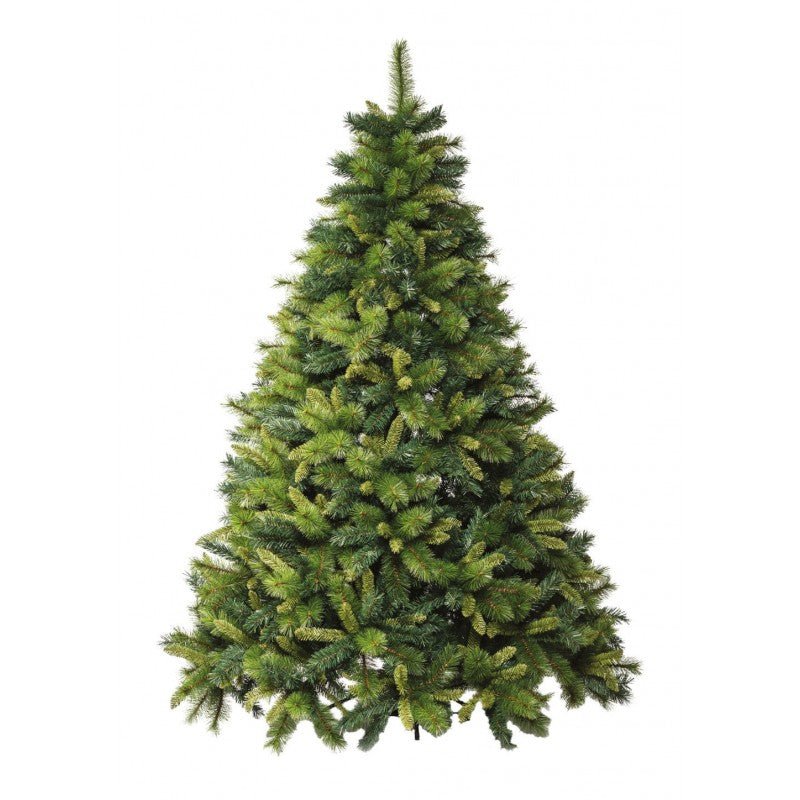 Albero di Natale Aveto in stile americano con chioma folta a tre tipi di rami