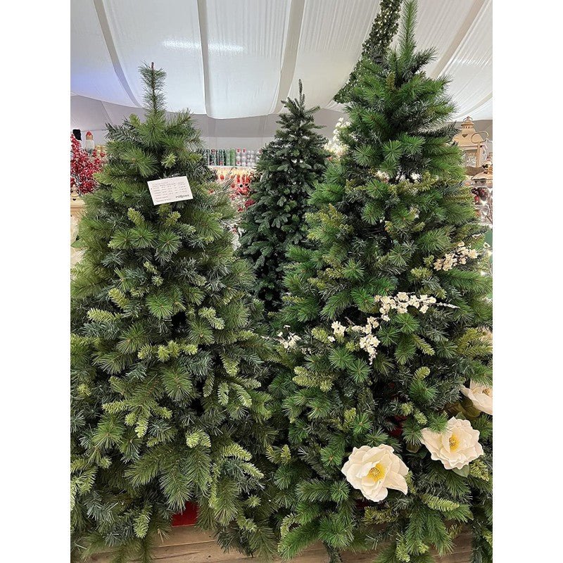 Albero di Natale Aveto in stile americano con chioma folta a tre tipi di rami – foto 6