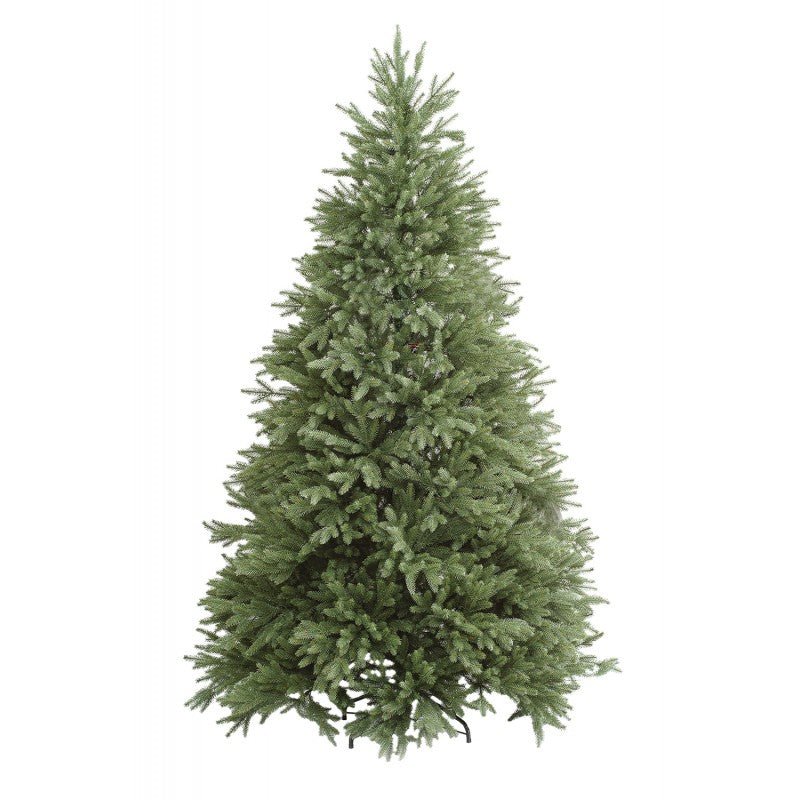 Albero di Natale Paneveggio in 100% PE Real Touch con chioma verde foltissima